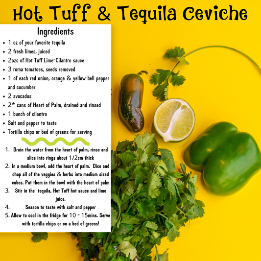 RECIPE: HOT TUFF CEVICHE (vegan)