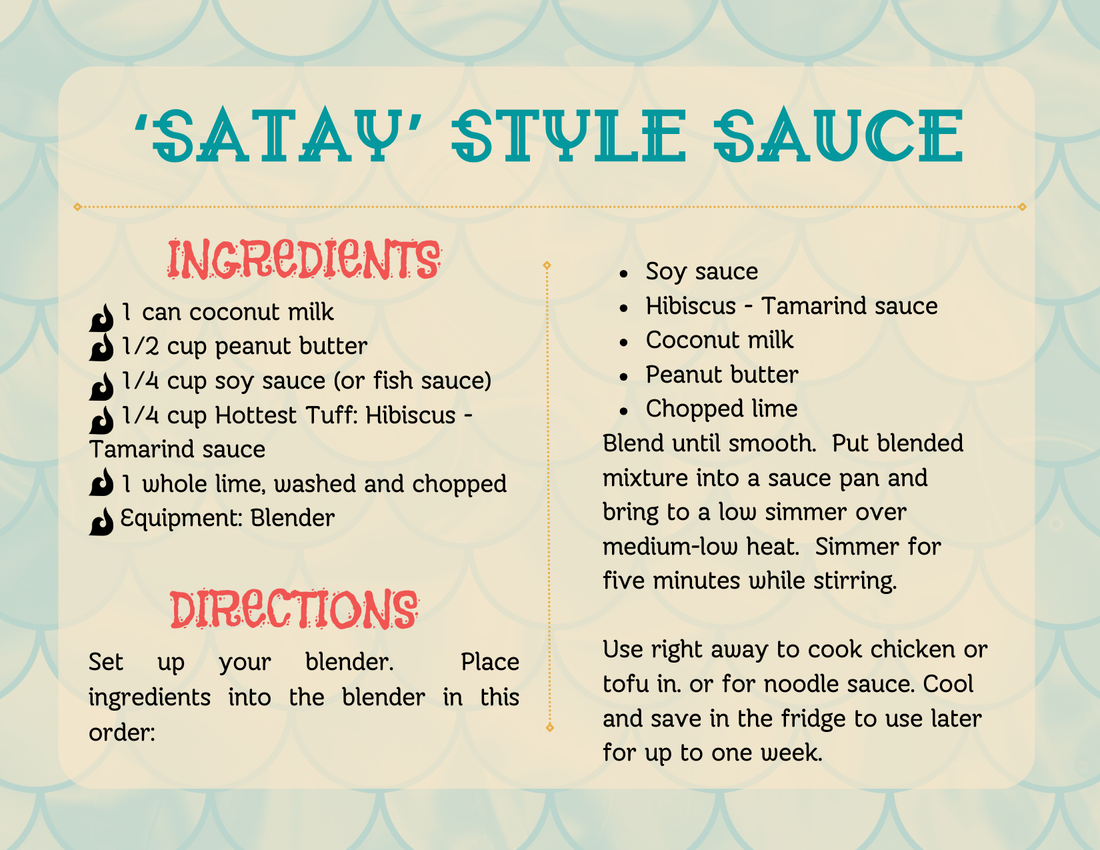 RECIPE: SIMPLE 'SATAY' STYLE SAUCE